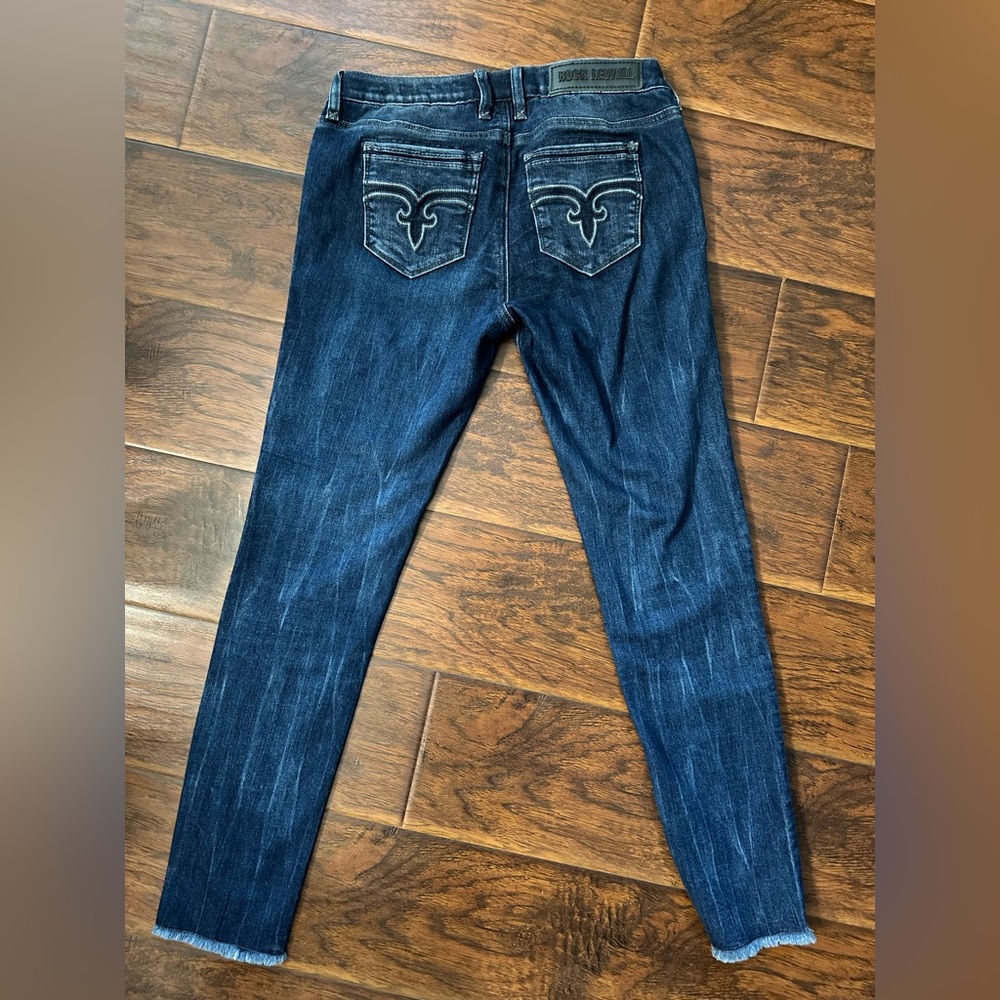 Rock Revival Flora mid-rise Ankle Skinny Jeans Women’s Size 27 - Picture 3 of 15